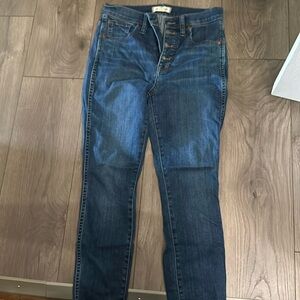 Madewell 1High Rise Skinny Button